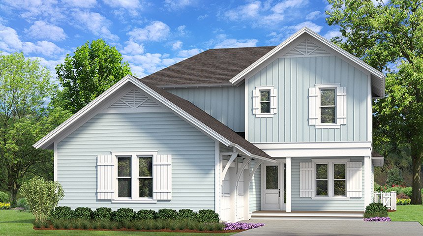 Captiva Main Exterior in new home community SweetBay