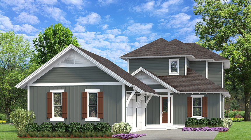 Captiva Main Exterior in new home community SweetBay