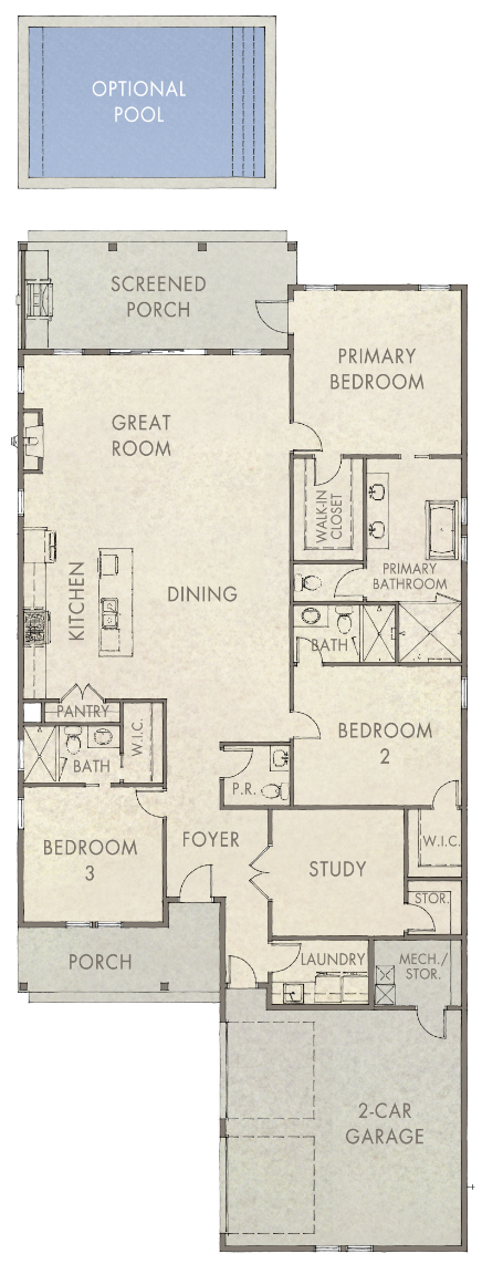 Summerside - 3BR Floorplan